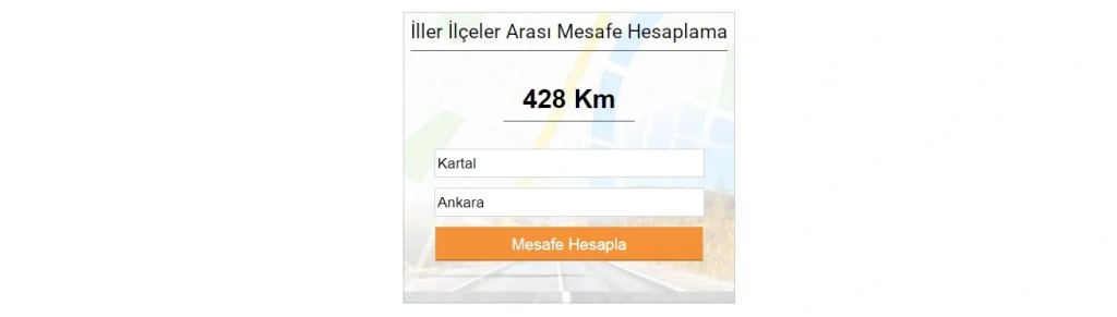 Mesafe Hesaplama Aracı