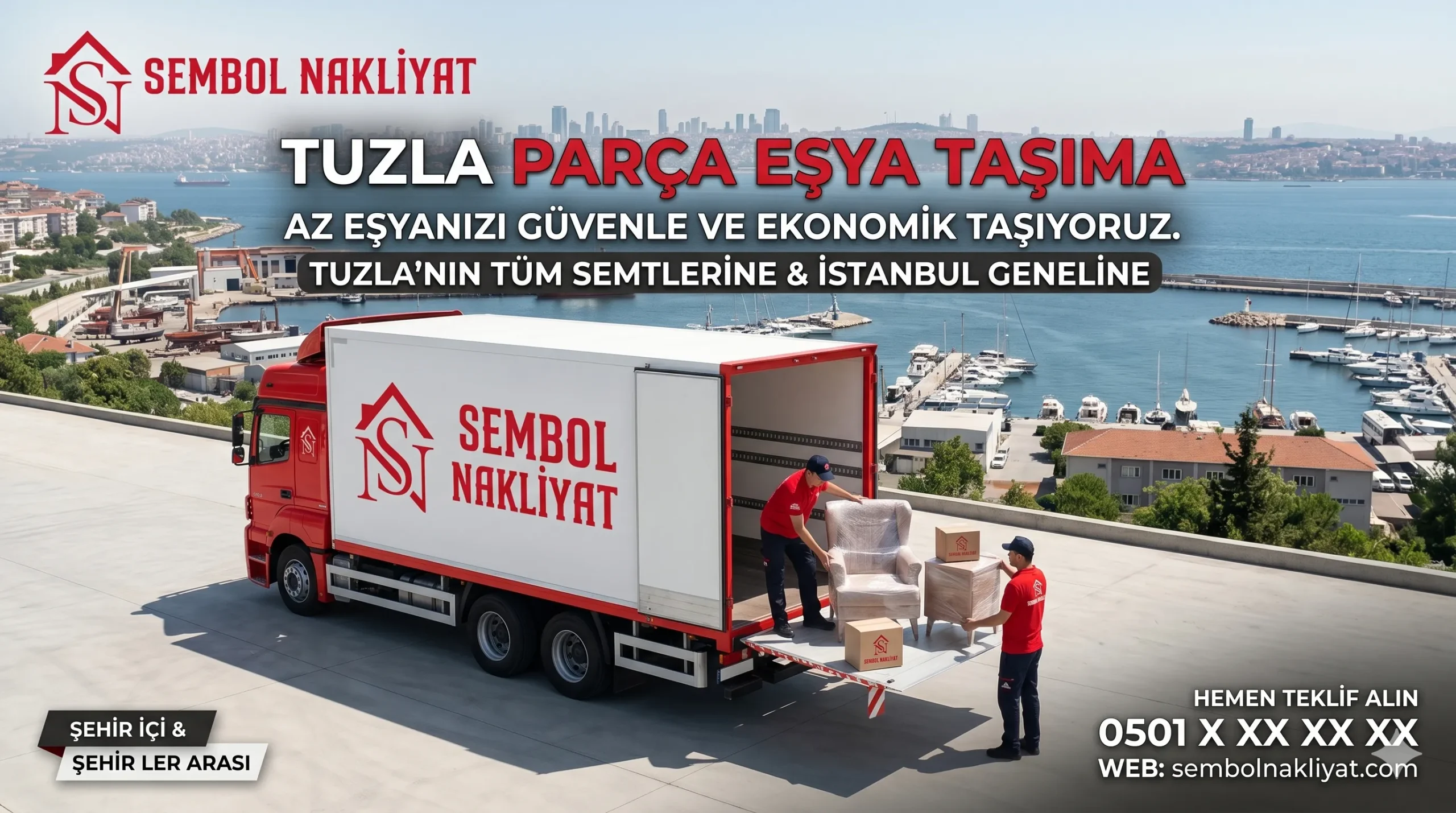 Tuzla Parça Eşya Taşıma I 2026 Parsiyel Taşımacılık Fiyatları 1 Tuzla Parça Eşya Taşıma